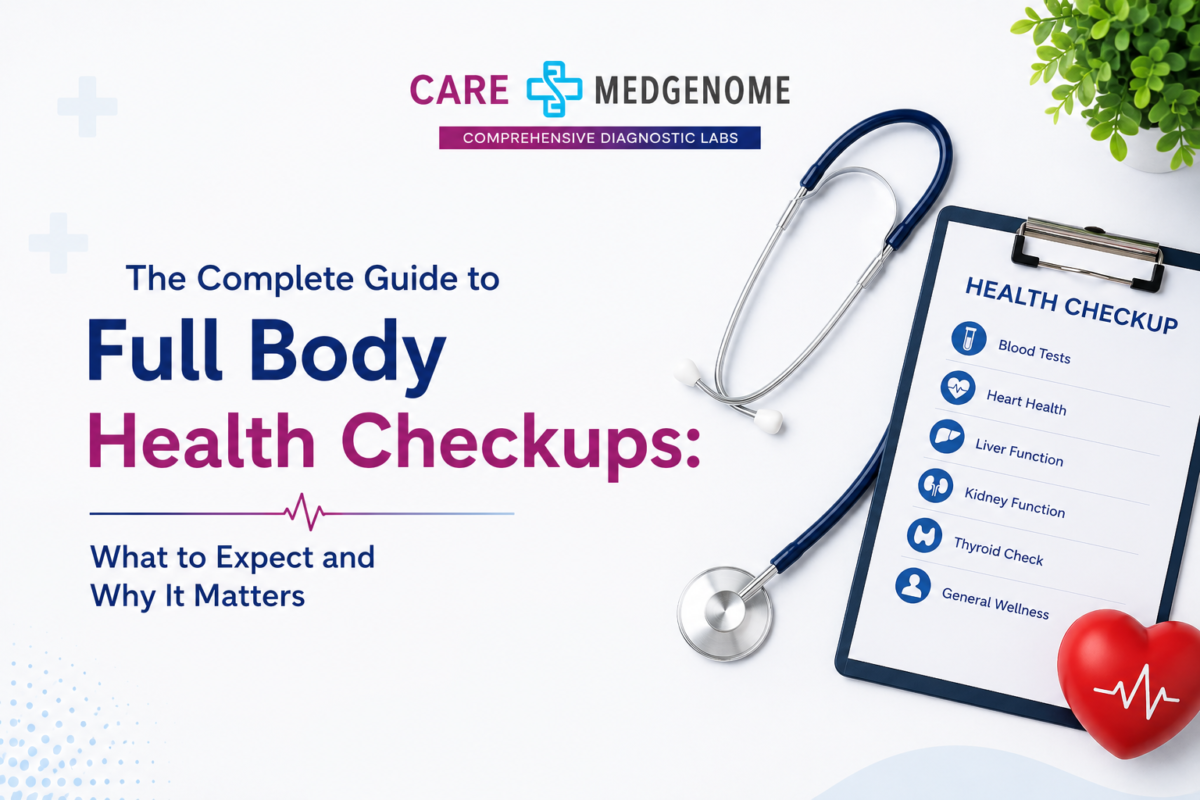 full body health checkup - Care Medgenome